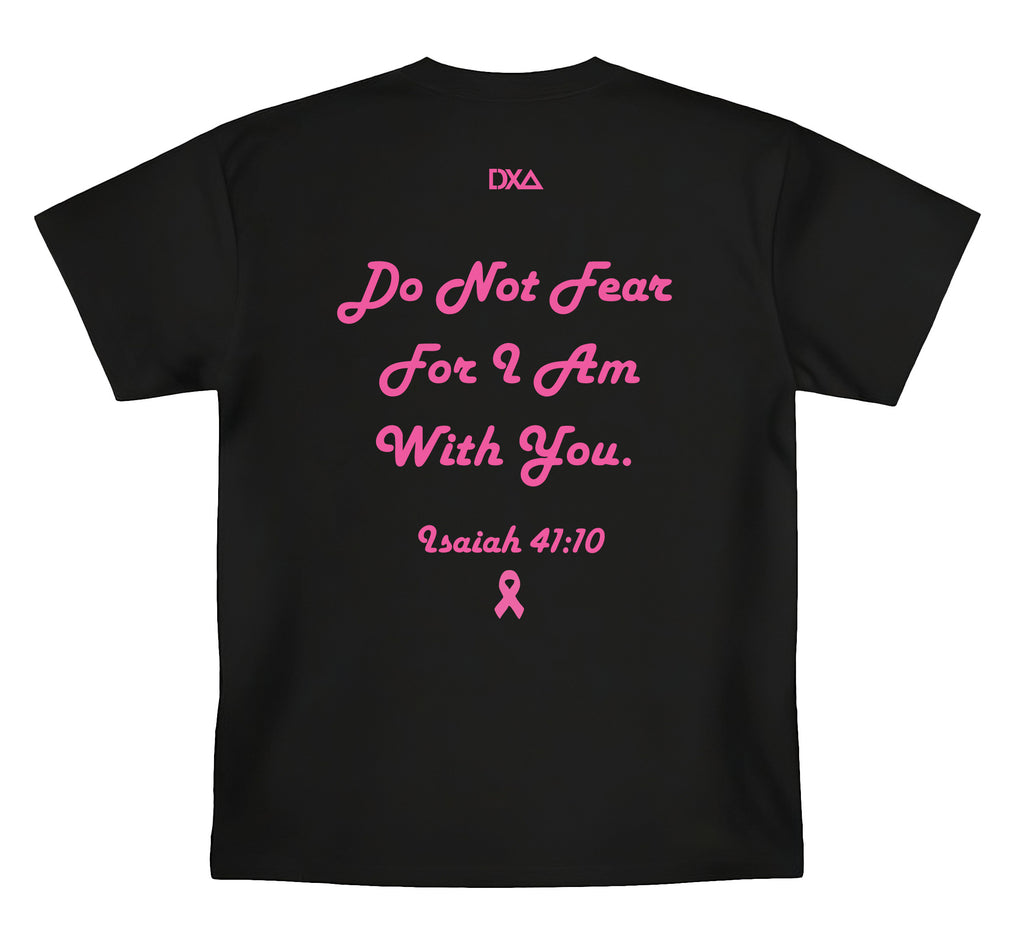 Strength in Him Tee - Isaiah 41:10 - Black