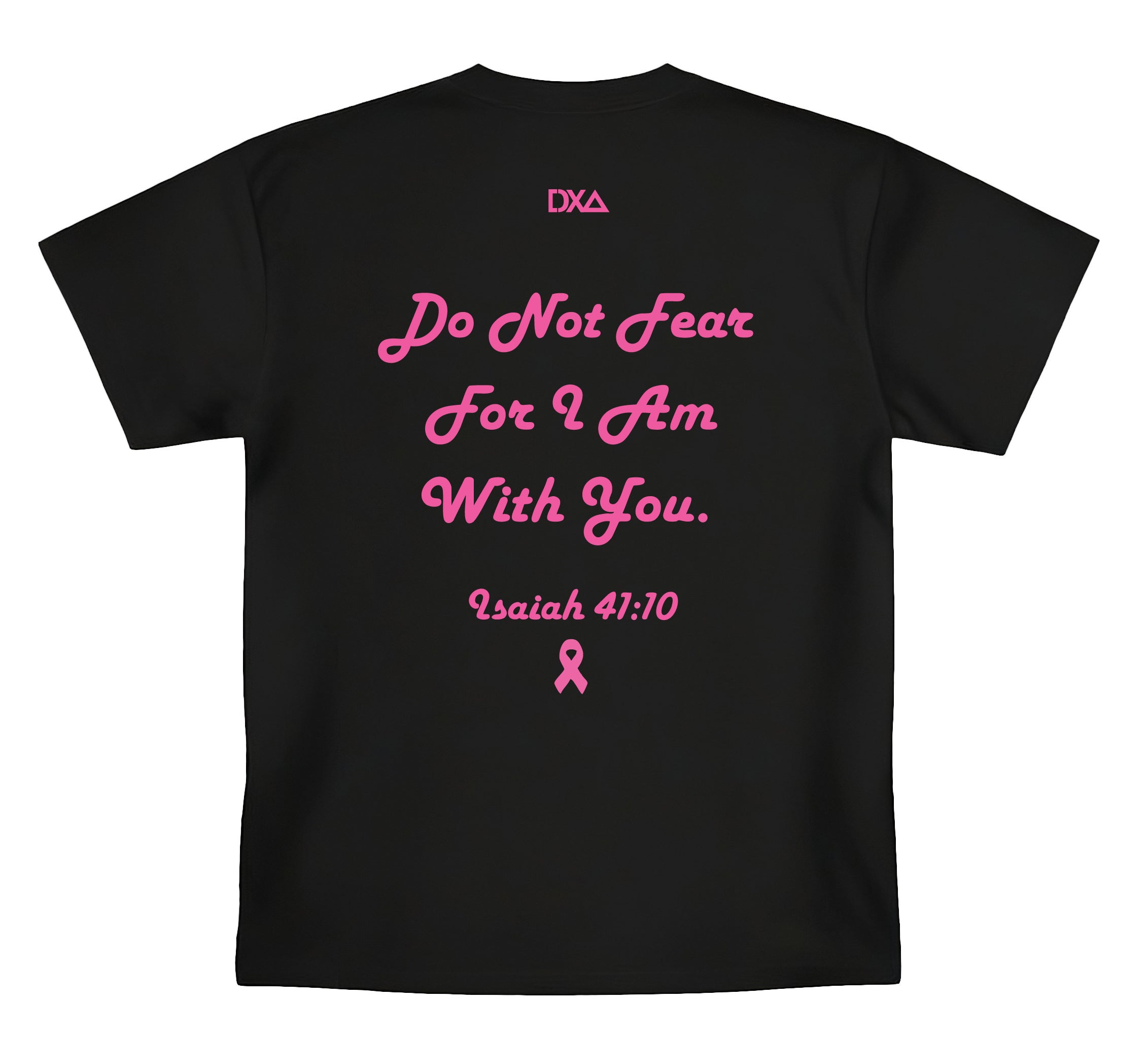 Strength in Him Tee - Isaiah 41:10 - Black