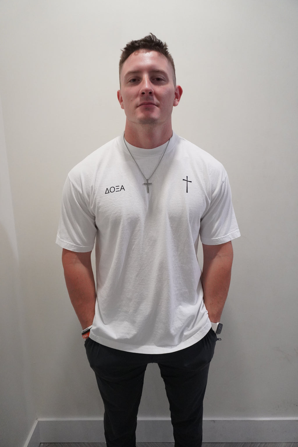 Colossians 3:12 White Tee - DP #001