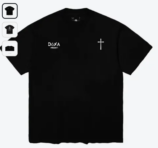 Romans 12:1 Black Tee – DP #002